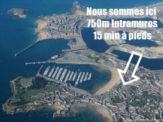 Studio Le Cosy Beach - Plage 50M - Rue Gratuite Saint-Malo Extérieur photo